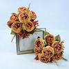 Silk Petals Rose Artificial Flowers 7 Heads Decorative Flower Creative Simulation Flower Rose  Gift