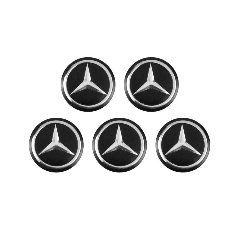 VFO1 14 мм Наклейка на брелок автомобиля Алюминиевый значок Наклейка Для Mercedes Benz AMG Smart W205 C300 W203 W206 W108 W124 W126 W140 W168 W169.