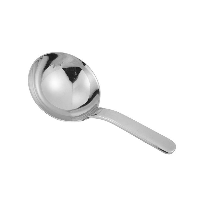 Practical-Stainless Steel Thickened Deep Soup Ladle Short Handle Big Round Head Spoon Drink Soup Ladle Eat Noodle Spoon