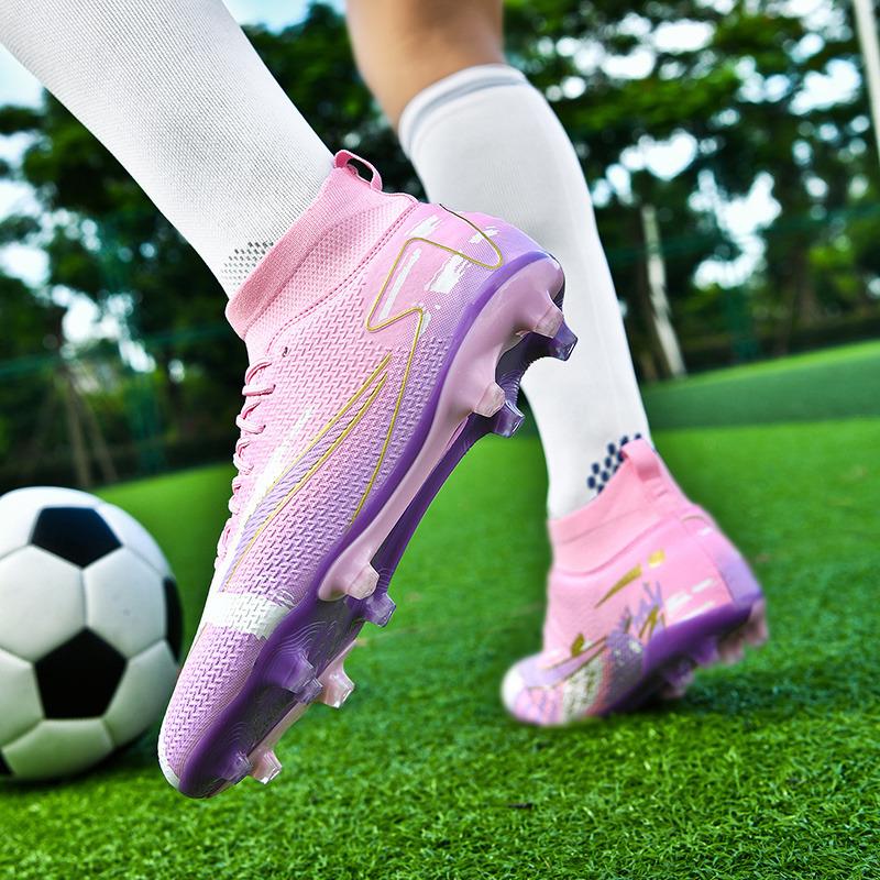 Высококачественные профессиональные футбольные бутсы мужские уличные FG/TF нескользящие мужские футбольные бутсы оригинальные высокие молодежные футбольные кроссовки