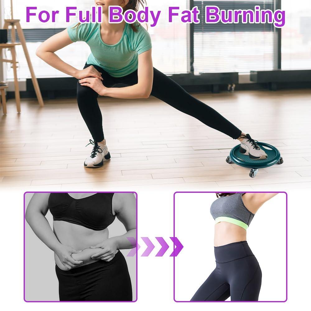 Вращающееся на 360° колесо для пресса, многофункциональный тренажер для пресса, высококачественная бесшумная скользящая платформа