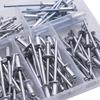 120pcs Aluminum Rivets Set Blind Rivets Heavy Duty Rivets Automotive Repair Rivets for Metal Sheet Connection & Repair