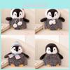 Милая маленькая хлопковая плюшевая игрушка пингвин в шапке для детей, подарок и для коллекционеров