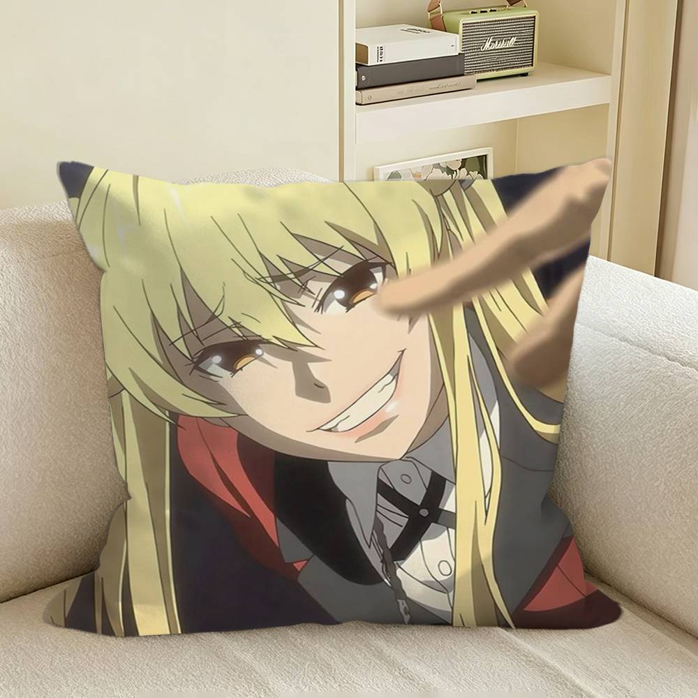 Compulsive Gambler Mary Saotome Square Sofa Pillow Cover Solid Color Living Room Home Decor Cushion Case