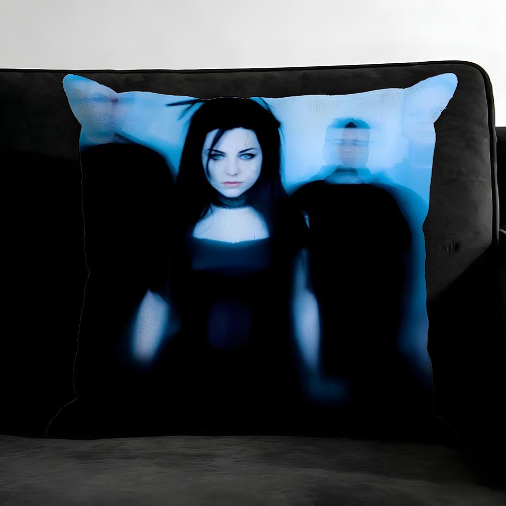 E-Evanescence A-Эми Ли Певица Наволочка для Подушки Ультра Мягкая Кожаная Ткань Облачная Мягкость и Скрытая Молния