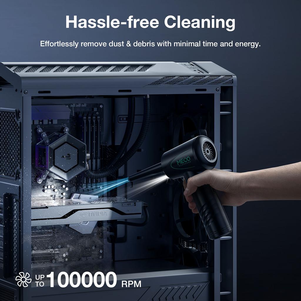 MECO ME CA1 Air Duster беспроводной пылесос сжатый пылесборник USB портативный ПК ноутбук автомобильная клавиатура 6000 мАч 50000 об/мин