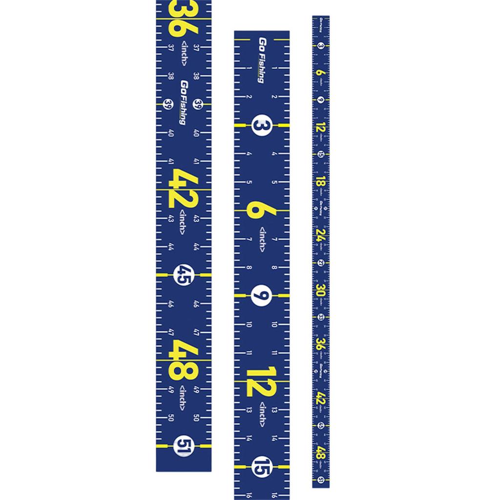 51in Portable Fish Measurement Tool Adhesive Soft Fishing Tape Measure Saltwater Fish Measuring Tape Fishing Essential