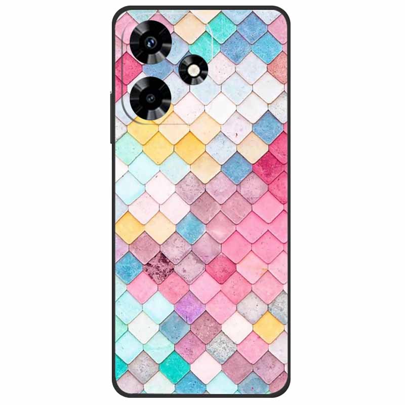 Для Infinix Hot 30i NFC Чехол X669D Силиконовый Волк Лев TPU Мягкий Fundas Для Infinix Hot 30i X669C Hot30i 2023 Защитный Черный Capa