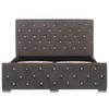 Bed Frame Grey Velvet 120x200 cm