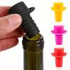 1pc Cute Silicone Wine Stopper Reusable Container Cap Pourer, Food-Grade Seal for Freshness