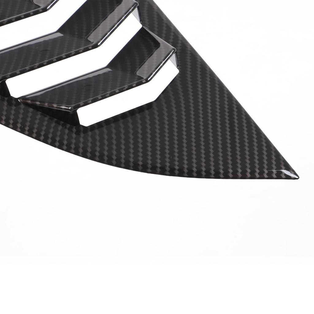 Hcilloend Rear Side Window Louver Covers for Nissan Fairlady Z Shutter Side Vent Rear Window Shutter Easy Adhesive Decorative Exterior Custom Car Set