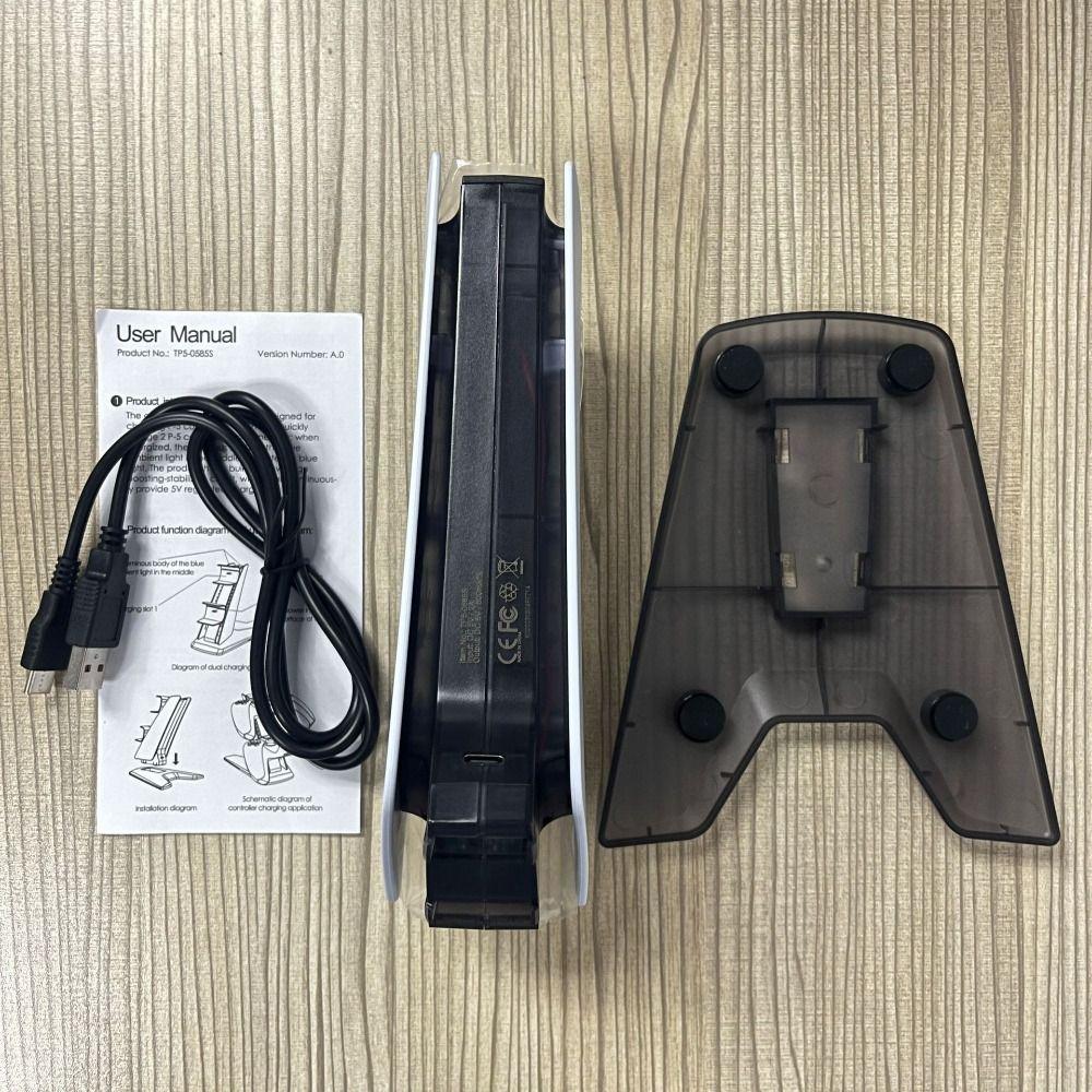 Беспроводная зарядная база для джойстиков Type-C, подставка для двух контроллеров для Sony Playstation 5