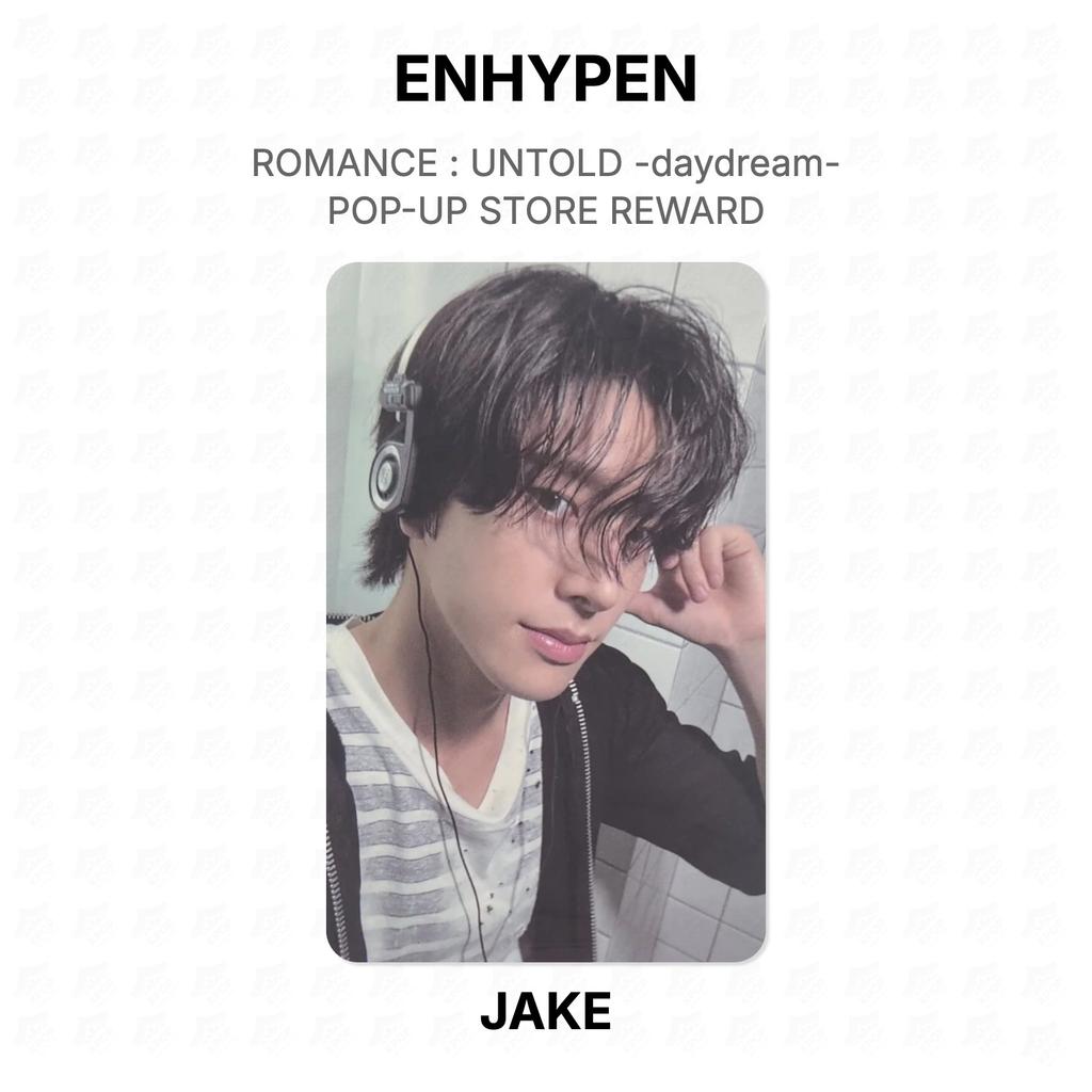 ENHYPEN РОМАНТИКА : UNTOLD -daydream- POP-UP STORE ПОДАРОК Официальная фотокарточка
