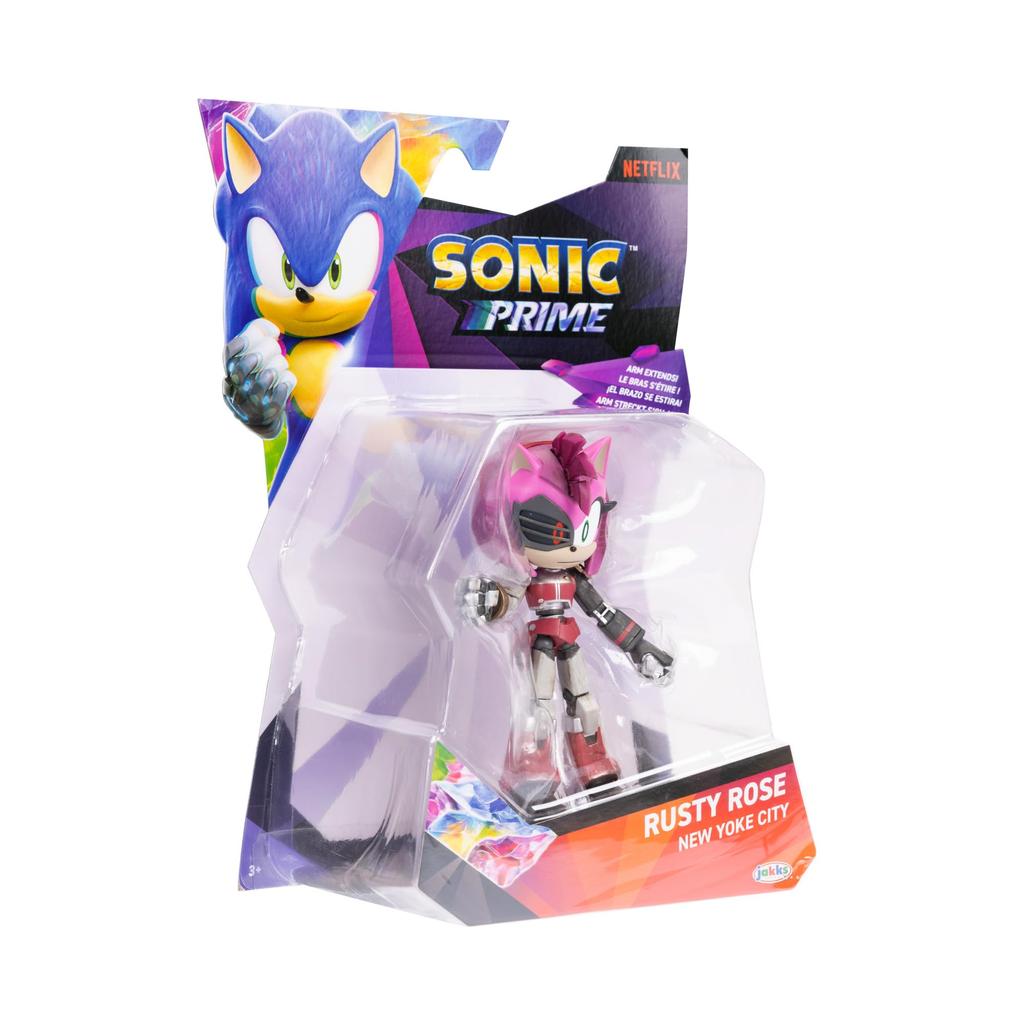 Sonic Prime 5-inch Articulated Action Figure - Rusty Rose York City
