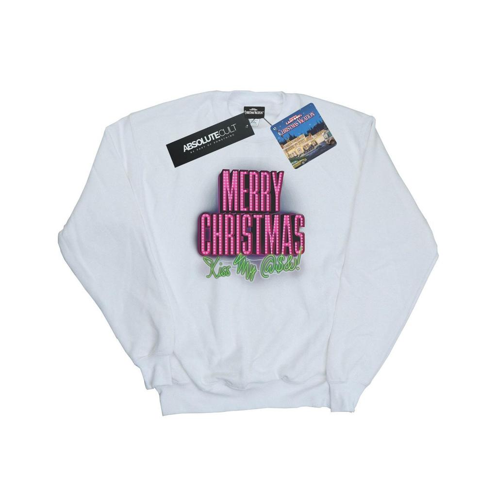 National Lampoon´s Christmas Vacation Mens Kiss My Ass Sweatshirt