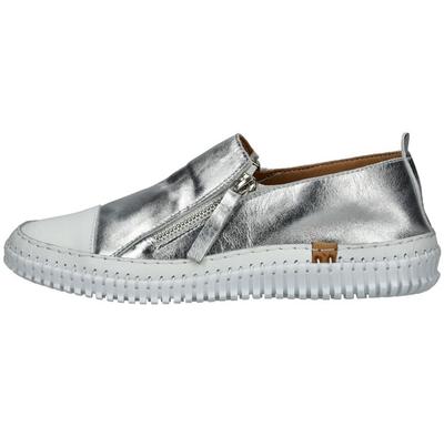 Женские полуботинки Andrea Conti Leder серебристые