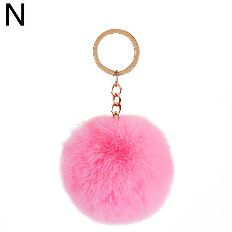 1 шт., мягкие брелки, кулон, брелок, меховой шар, пушистые женские украшения, кулон, ювелирные изделия