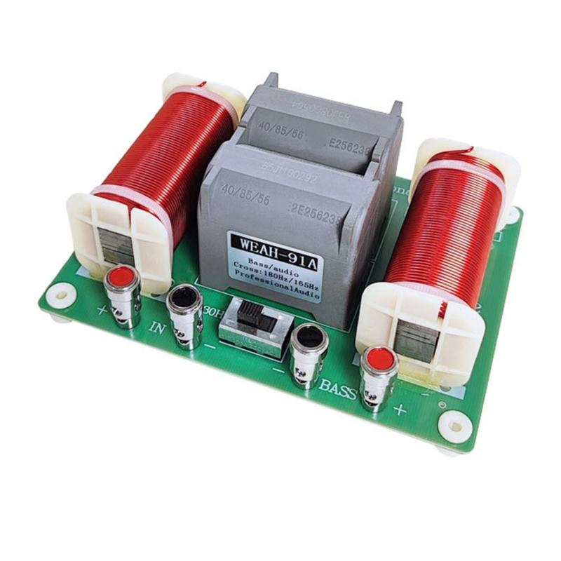 Фильтр кроссовера сабвуфера 2500 Вт Разделитель частот сабвуфера 200 Гц/180 Гц для сцены и домашнего звука DIY-проект