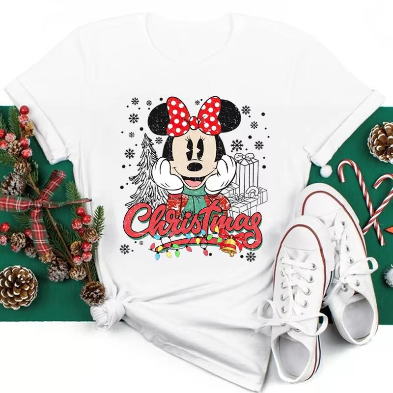 Merry Christmas   Printed TShirt Unisex Womens Cute Y2K Santa Claus TShirt Unisexs Top Harajuku Style Clothing Soft Cotton
