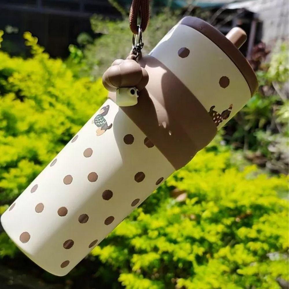 700ml Vacuum Cup Leak-Proof Thermos Water Bottle Stainless Steel Insulation Cup Outdoor Activities