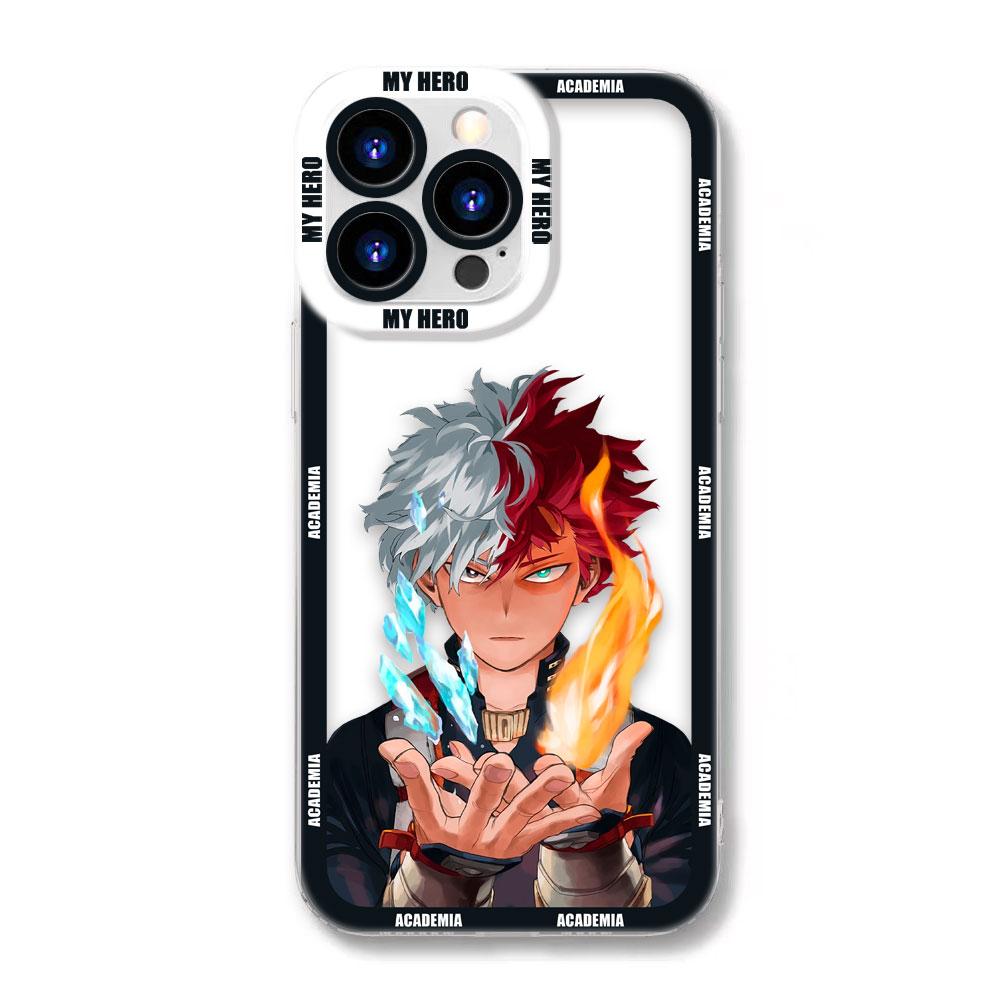 My Hero A-Academia Izuku Clear Phone Case For Samsung A73 A72 A71 A57 A56 A55 A54 A53 A52 A51 A36 A35 A33 A32 A26 A23 A22 Case