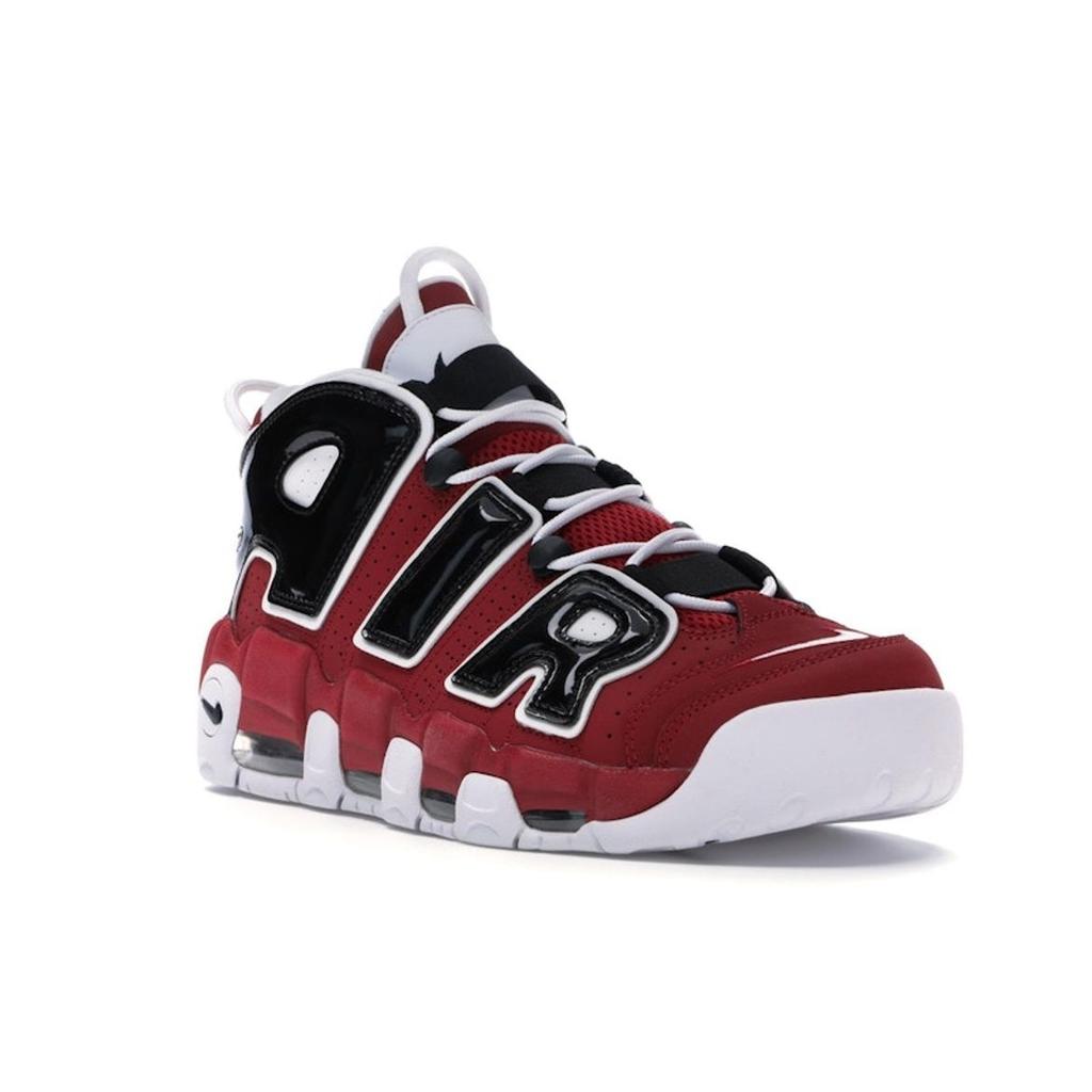 Nike Air More Uptempo Bulls Hoops Pack Men Sneakers Varsity-Red Black-White 921948-600