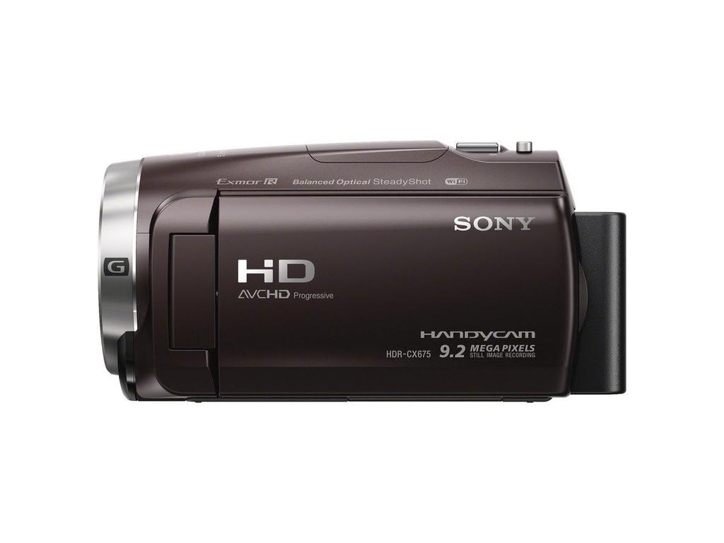 Sony Видеокамера 32 ГБ Оптическая 30x Бордо Коричневый Handycam T HDR-CX675 HDR-CX675