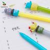 4 Pcs Cartoon Cactus Neutral Pen Creative Silicone Cartoon Head Signature Student Writing Pen Korean Stationery Random