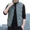 Vest Coat Sleeveless Coldproof Super Soft Stylish Thickened Zipper Vest Streetwear