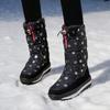 Fashion New Snow Boots for Women Warm Comfortable Cotton Shoes Forwinter Cotton Shoes with Thickened Sole Plush High Top Women's Boots