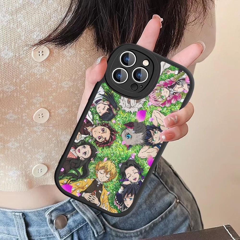 Чехол для телефона Клинок, рассекающий демонов, Жесткая кожа Для IPhone 16 15 14 13 12 Mini 11 14 Pro Max Xs X Xr 7 8 Plus Fundas