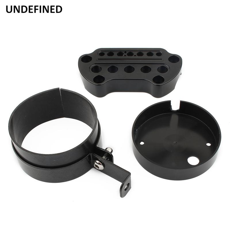 Motorcycle Side Mount Speedometer Bracket Housing Relocation Cover For Harley Sportster XL 883 1220 Forty-Eight 72 1993-2020