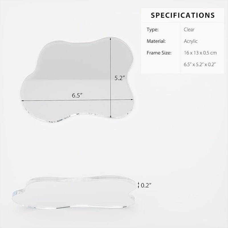 Акриловые прозрачные подставки под стаканы, нестандартные прозрачные подставки под чашки, изоляционная подкладка, подставки под напитки, украшения для стола, кухни, бара