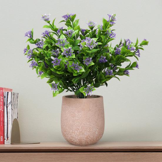 1 букет искусственных цветов, реалистичные, не увядающие, устойчивые к ультрафиолетовому излучению, красивые стильные цветы с визуальной имитацией для сада