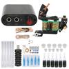 Tattoo Complete Starter Tattoo Kit Professional 6 Inks Power Supply Foot Pedal Needles Grips