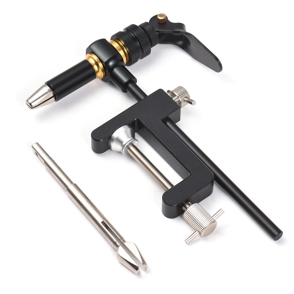 Поворотный зажим для вязания мушек, рыболовный крючок, зажим для вязания мушек, набор инструментов для ловли мушек