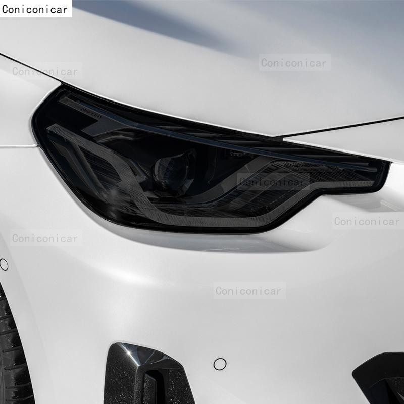 For BMW 2 Series F22 F23 F44 G42 2014-2023 Car Headlight TPU Protective Film Front Light Tint Change Color Sticker Accessories