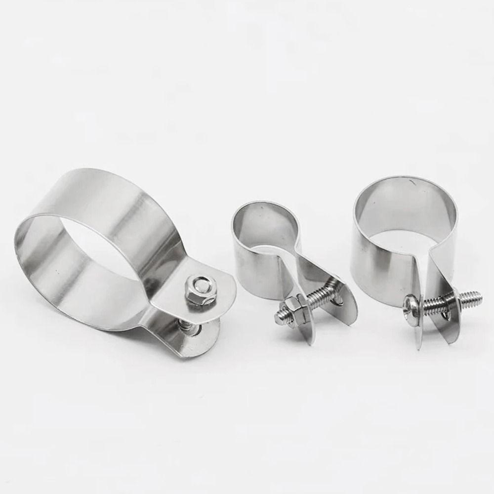 1Pcs Fastening Hardware Grounding Clip 304 Stainless Steel Pipe Buckle New Hose Clamp