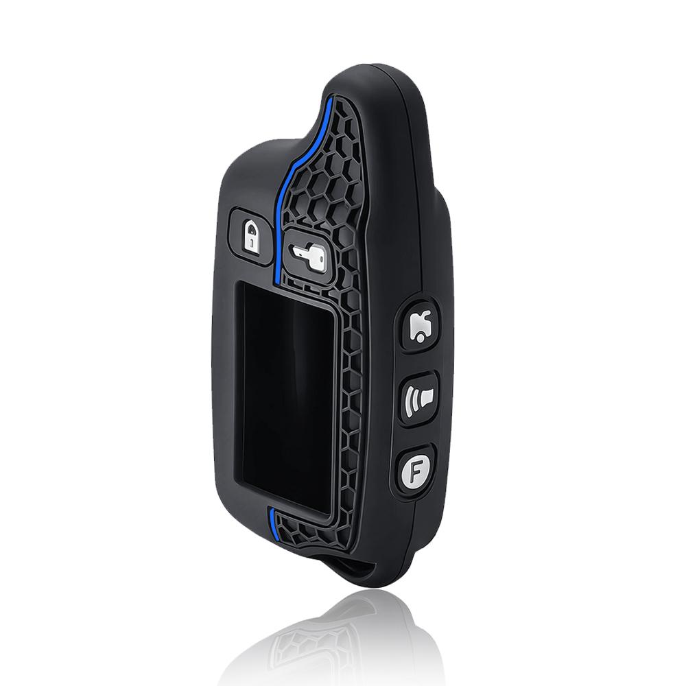 S Новый силиконовый чехол для брелока подходит для Tomahawk Tw9010 Tw9020/Tw4000/Tw701 ЖК-брелок-кольцо Чехол для пульта Двусторонняя автосигнализация