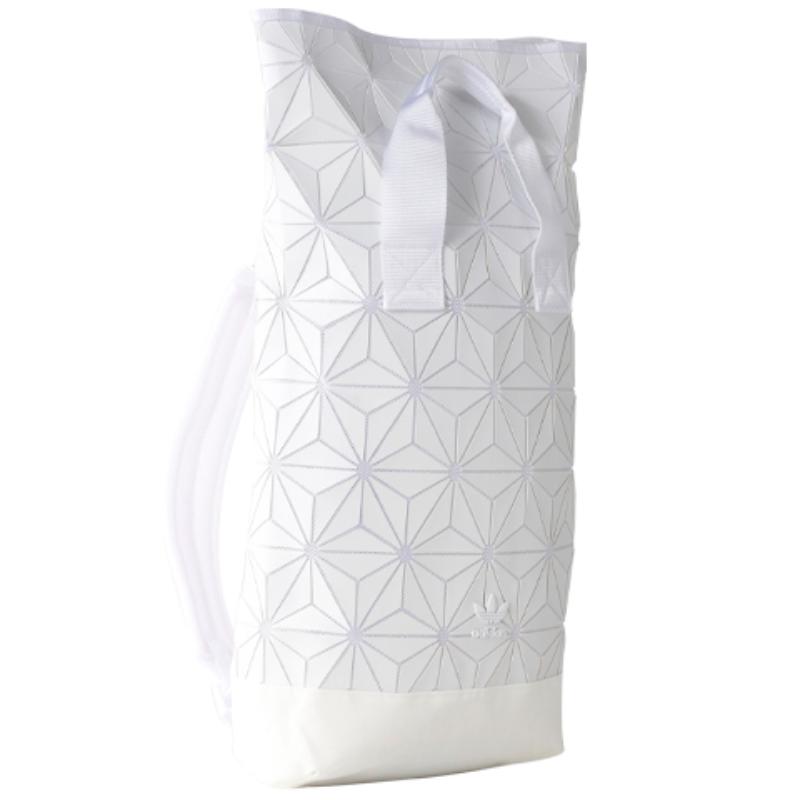 Adidas Originals Issey Miyake Collaboration Polyester Dual Strap Backpack Regular Unisex Pure White Adidas BJ9562