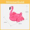New Adult Size Inflatable Toy Swan Flamingo Unicorn Animal Float Bed Swimming Ring Pvc Material