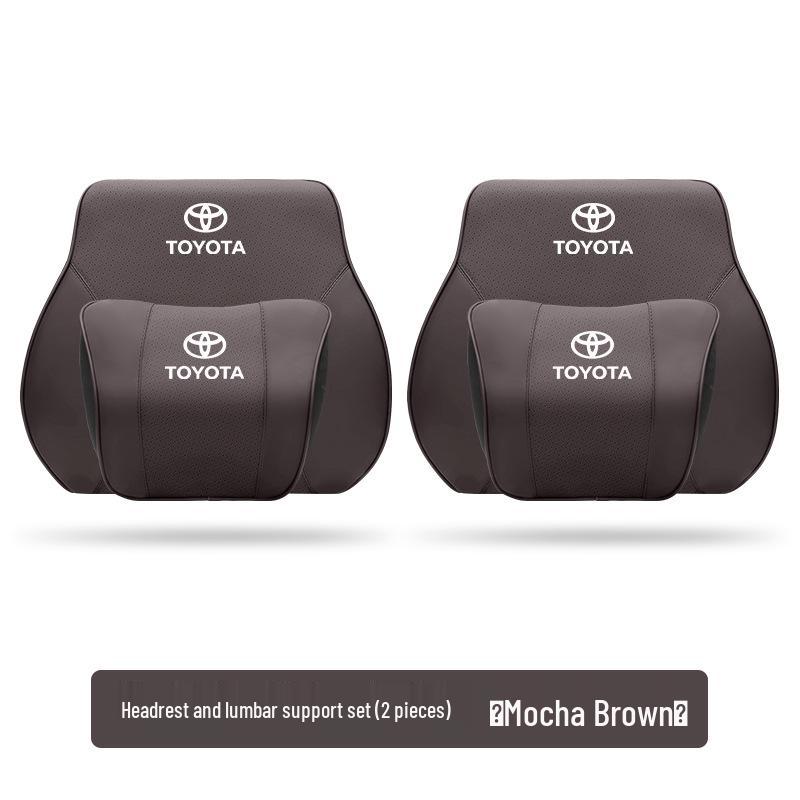 Подушка для подголовника и поясничной поддержки Toyota для Camry, Highlander, Corolla, RAV4, Levin