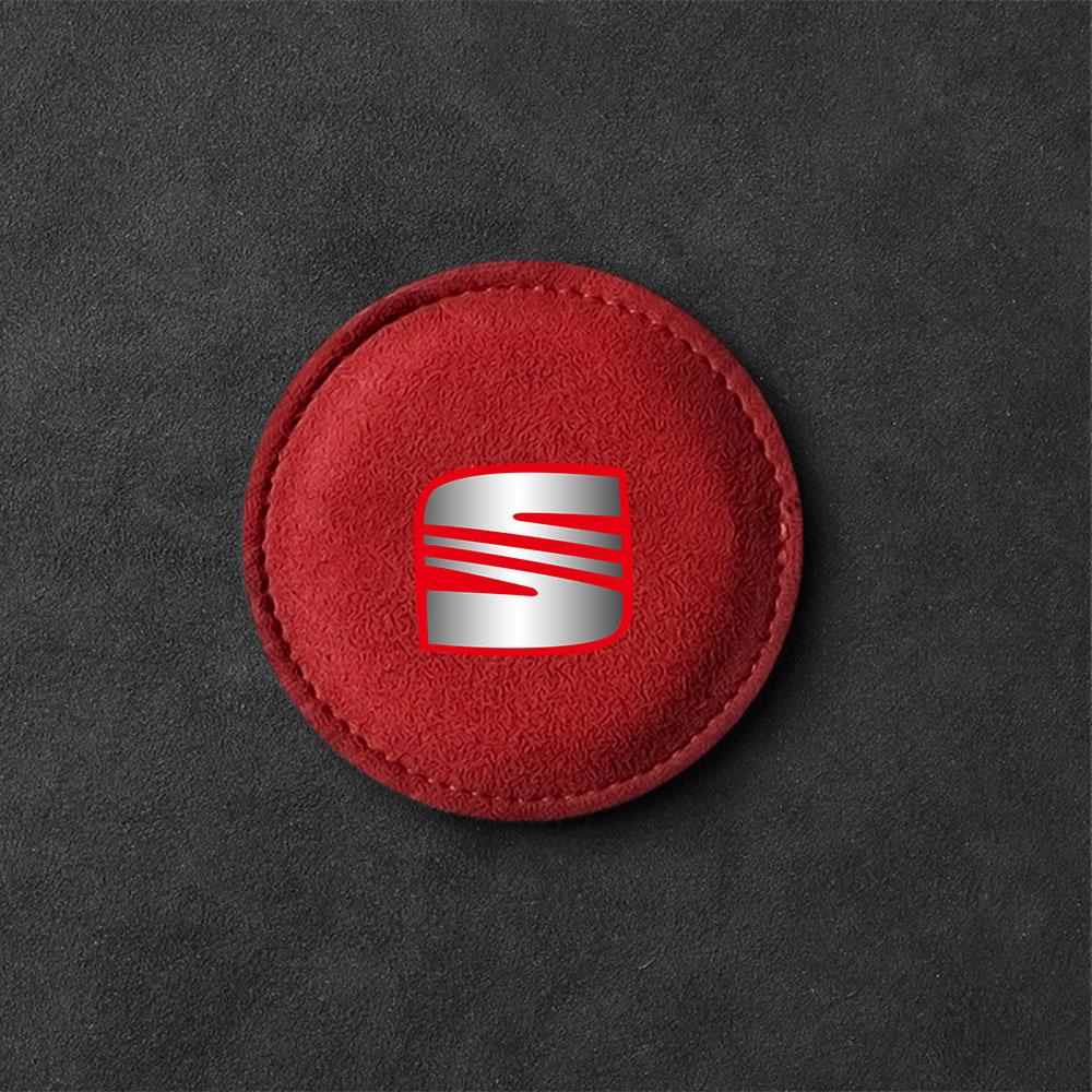 1/2/Pcs Car Anti-Slip Silicone Pad Water Cup Holder Drink Coaster For SEAT Ibiza FR mk1 Arona Leon Ateca Tarraco Toledo Cupra
