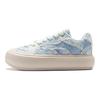 Кроссовки для скейтбординга Li Ning Puff Platform Non-Slip Low-Top, женские, кроссовки Denim-Sky-Blue AZGT026-10