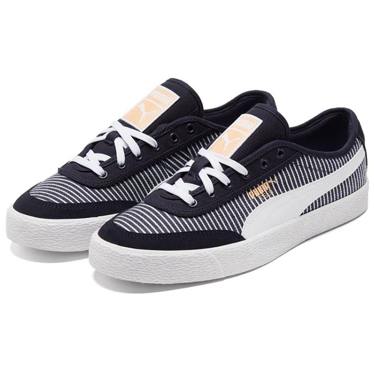Puma Oslo Vulc Scc Спортивные низкие кеды для скейтбординга Унисекс Кроссовки Черные Белые 375755-01