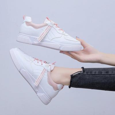 Женская обувь смешанной партии, осенняя новая кожаная спортивная повседневная обувь для маффинов, женская белая обувь, Юго-Восточная Азия