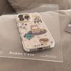 Childlike Cartoon iPhone 15 Apple 16 Pro Max Phone Case with Cat Design, Suitable for 17, 14, 13, Soft and Magnetic