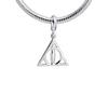 Harry Potter sterling silver Deathly Hallows slider charm