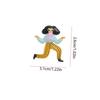 Y2k Cartoon Girls Earrings Zinc Zinc Alloy Cute Earring Elegant Enamel Stud Earrings  Vacation