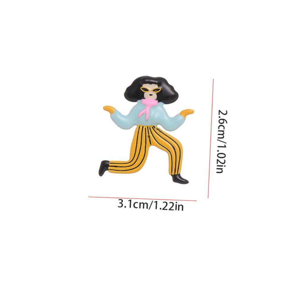 Y2k Cartoon Girls Earrings Zinc Zinc Alloy Cute Earring Elegant Enamel Stud Earrings Vacation